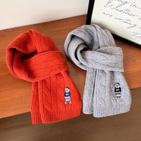 Resim 1 adet %100 Yün Erkek ve Kadın Eşarp, Kışlık Sıcak El Yapımı Kablo Eşarp, İngiliz Retro Tarzı, Kalınlaştırılmış Yumuşak Rahat Moda Boyun Isıtıcı Çiftler İçin 