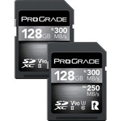 Resim ProGrade Dijital 128GB UHS-II SDXC v90 Hafıza Kartı (2'li Paket) 