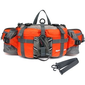 Resim Jeehugo Spor Outdoor Omuz Çantası Erkek Kadın 5l Nilon Bisiklet Turizm Çadır Yürüyüş Çanta Turuncu Turuncu 