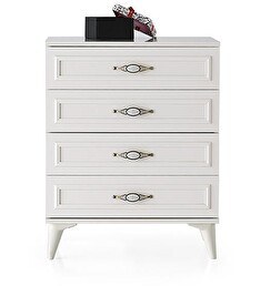 Resim Sivas Gözde Mobilya Irmak 70x46x88 CM 4 Çekmeceli Şifonyer 