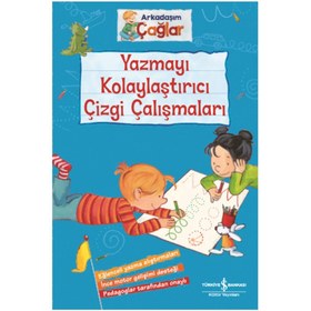 Resim Türkiye İş Bankası Kültür Yayınları Arkadaşım Çağlar Yazmayı Kolaylaştırıcı Çizgi Çalışmaları 