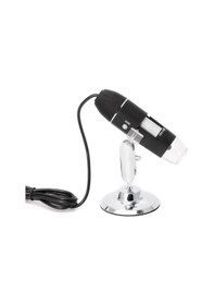 Resim 1600x Usb Dijital Mikroskop Kamera Endoskop 8 Led Büyüteç Metal Standı 