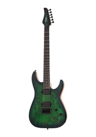 Resim Schecter C-6 Pro Elektro Gitar (Aqua Burst) 