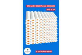 Resim 10'cm Yüksek Kaliteli Sünger Parmak Rulo Yedek Başlığı Boya Rulosu (100 Adet) 