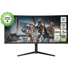 Resim GamePower WQ35 35'' 1ms 180Hz Curved WQHD 3440*1440 Gaming Monitör GamePower WQ35