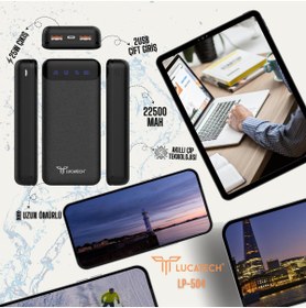 Resim Lucatech Asus ZenBook 13 / ZenBook 14 / ZenBook 15 uyumlu 22.500 mAh Hızlı Şarj Powerbank 