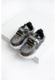 Resim Maranta Kız Çocuk Işıklı Ayakkabı Füme 