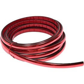 Resim Parlak Kırmızı 11 Mm Nikelaj Şerit 3 Metre 