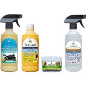 Resim Terlans Motosiklet Temizlik Bakım Seti 4'Lü + Mikrofiber Bez+Sünger 