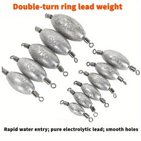 Resim 4 adet Çift Döner Sünger - Düşük Direnç, Hızlı Giriş, 36° Döndürme, Şeffaf Ölçü, Kolay Seçim, Tatlı Su ve Tuzlu Su Balıkçılığı için Uygun, Gri, Batan Balıkçılık Ağırlığı, Şık Sünger Tasarımı, Pürüzsüz Döndürme 