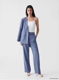 Resim LC Waikiki LCW Vision Regular Fit Keten Karışımlı Kadın Pantolon 
