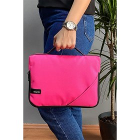 Resim Moserini iPad Air 5 (5. Nesil) 10.9’ Inç 2022 Smart Slim Tablet Çantası A2588 A2589 A2591 - Fuşya 