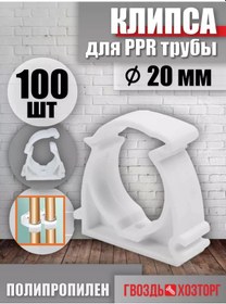 Resim Gvozd' Hoztorg 20 Mm Sabitleyici İle Ppr Boru Kılıfı 100051681 