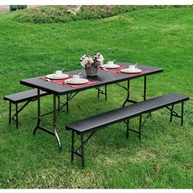 Resim Katlanabilir Piknik Seti Katlanabilir Masa Sandalye Seti 