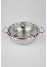 Resim Masterchef 32 Cm Çelik K.yarık Tencere Çelik 