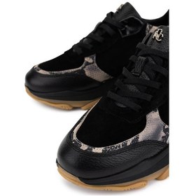 Resim Tamer Tanca Kadın Hakiki Deri Siyah Sneakers & Spor Ayakkabı 154 3382 Bn Ayk Sk25-26 Sıyah Siyah 