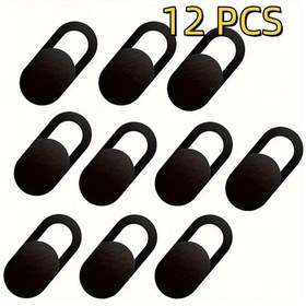 Resim Dashanshop 12 Adet Metal Webcam Kapağı, Telefon Laptop Bilgisayar Kamera Lens Koruması 