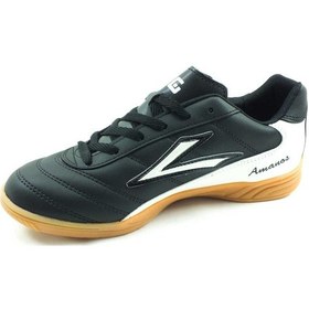 Resim Lig Futsal Salon-Parkur Spor Ayakkabı Siyah Amanos 