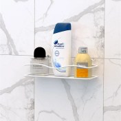 Resim Tekno-tel Tek Katlı Banyo Rafı Beyaz Bk011 