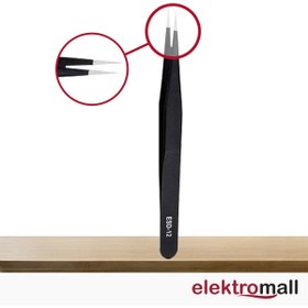 Resim Genel Markalar Esd-12 Antistatik Siyah Cımbız 