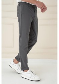 Resim Efor Comfort Fit Beli Lastikli Yan Cep Füme Jogger Pantolon P 1150 Füme 