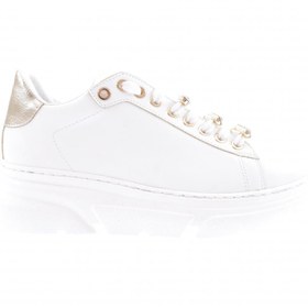 Resim Dgn Kadın Kalın Kristal Taşlı Sneakers Ayakkabı Beyaz 15299753118 