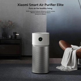 Resim Xiaomi 125 M² 3'ü 1 Arada Hepa Aktif Karbon Akıllı Sensörlü Hava Temizleyici Cihaz Koku Giderici PM10 Beyaz Temiz Hava 