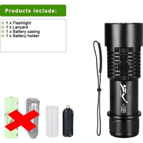 Resim Dongjing 600000 Lm Xhp199 Led Dalış El Feneri Sualtı Tüplü Dalış Siyah 