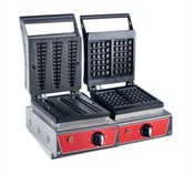 Resim Csa İnox CSA Karacasan Elektrikli Kare + Çubuk Waffle Makinesi 