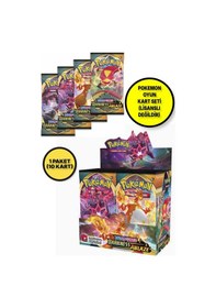 Resim Pokemon Oyun Kartı Tcg Sword&shield Darkness Ablaze Lisanssız Booster Pack - 1 Paket 10 Kart 
