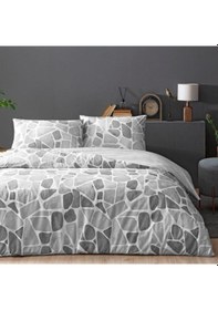 Resim Taç - Alvy Ranforce Tek Kişilik Nevresim Takımı Gri 