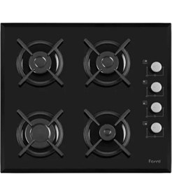 Resim Ferre Siyah Cam Ankastre Set - XE61MDV / 1140 / D063 