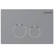 Resim Creavit Gp9002.00 Terra Mat Gri Boyalı Kumanda Paneli 