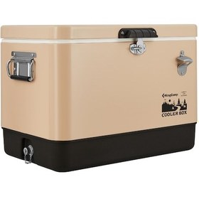 Resim Kingcamp Premium Cooler Box 51 Lt. Soğutucu Buzluk Bej 