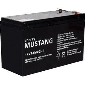 Resim Mustang 12V 7AH Akü 