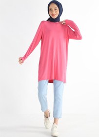 Resim Plistre 1058_basic Tesettür Tunik 
