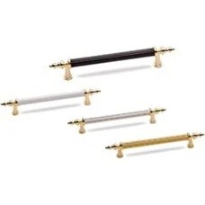 Resim Belirtilmemiş DAMLA 160 mm Altın Renkli Lüks Aleminyum Metal Boru Kulp Dolap Çekmece İçin Modern Tasarım 