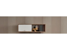 Resim Smart Genç Odası Çalışma Masası Üst Yatay Kitaplık 