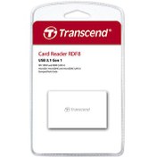 Resim Transcend TS-RDF8W2 RDF8 USB 3.0 Cf/Sd/Msd Bayaz Kart Okuyucu Transcend