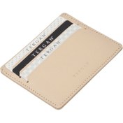 Resim Bej Deri Unisex Kredi Kartlık - S1KK00001050-A56 