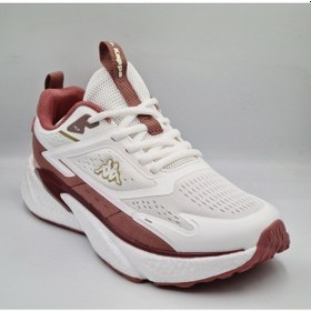 Resim Kappa La Vega Beyaz Somon Kadın Sneaker Spor Ayakkabı Beyaz - Somon 