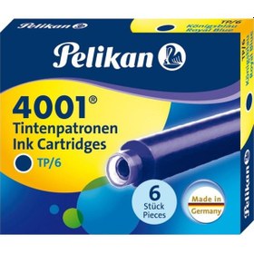 Resim Pelikan Dolma Kalem Tüpü 6 Lı Mavi 4001-301176 