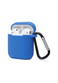 Resim Newface Apple Uyumlu AirPods 2 2.nesil Sert Silikon Kılıf - Mavi 