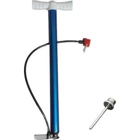 Resim Top Pompası Bisiklet Pompası Ayaklı Pompa 30 Cm Metal Pompa 
