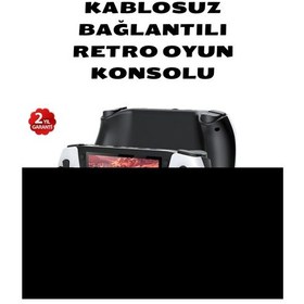 Resim Taşınabilir Retro Oyun Konsolu 4.3 İnç Ekran, 64 Gb Hafıza Ve Klasik Oyun Arşivi 