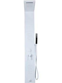 Resim Sam Niagara White Style Anti Finger Printed Duş Paneli 