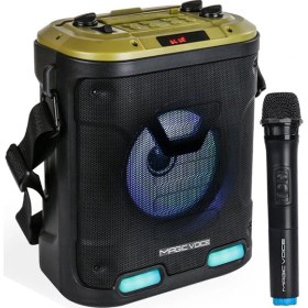 Resim Magıcvoıce Mv-6005 Vhf El Mik-usb/sd/bt30 Watt Işıklı Taşınabilir 