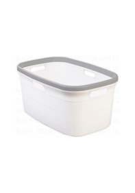 Resim Motek 80 Litre Kirli Çamaşır Sepeti Çamaşır Selesi 2'Li Set Beyaz 