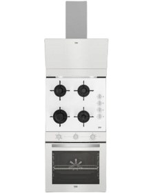 Resim Beko BFC 220 HB - BOCD T 6011 EHB - BDE 6050 HB Beyaz Cam Ankastre Set 