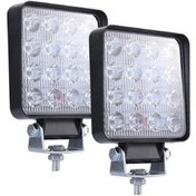 Resim Schenna Off Road Gündüz Farı 16 Led Kare Çalışma Lambası 48 Watt 